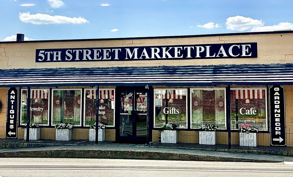 5th Street Marketplace storefront on Main Street