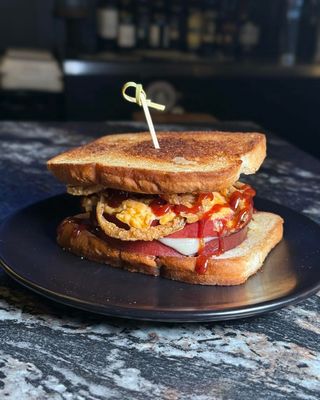 Signature sandwich served at The Pour House Bistro